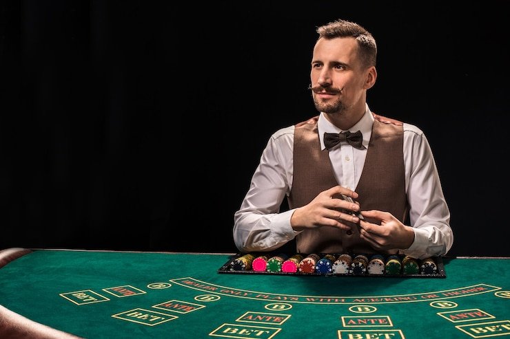 Tampilan live dealer blackjack dan roulette di aplikasi vegas 508